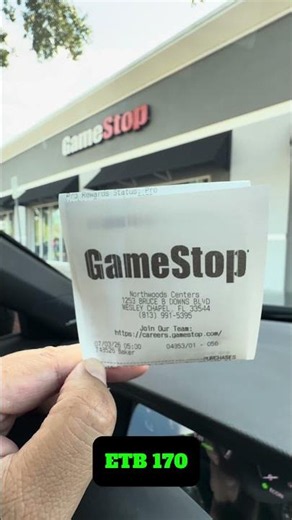 On sale: GME stock. Not Pokémon cards! Pre-Order ETB $170!! and UPC $600 #pokemon