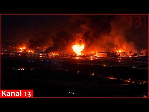 Missiles hit Russian airfield from which planes are launched to bomb Ukraine