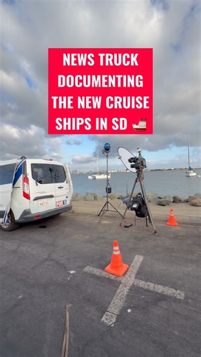 FOX 5 San Diego documenting new cruise ships 🛳️