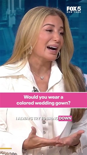 Would you wear a colored wedding dress? Pnina Tornai reveals Eden Collection