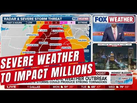 Dangerous Severe Weather Outbreak Brewing, Strong Tornadoes Likely With Rare Level 4 Out Of 5 Issued