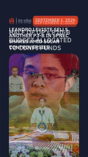 Today’s headlines: Sara Duterte, Leandro Leviste, Malacañang | The wRap | September 1, 2026