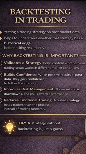 Backtesting in Trading #trading
