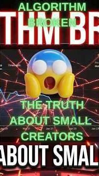 Why the YouTube Algorithm is Broken for Small Creators