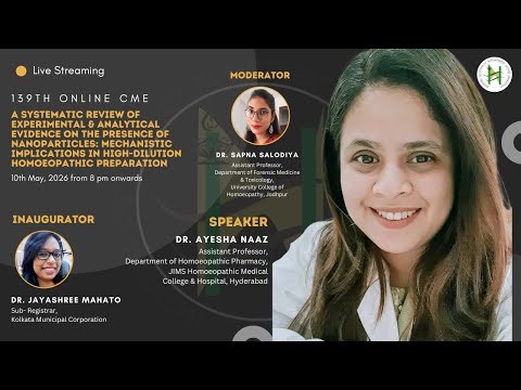 Ep. 139 | Online CME Sessions | A Systematic Review of Presence of Nanoparticles