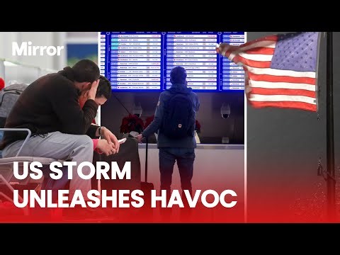 Winter storm sparks TRAVEL NIGHTMARE as snow and ice SWEEP across the US