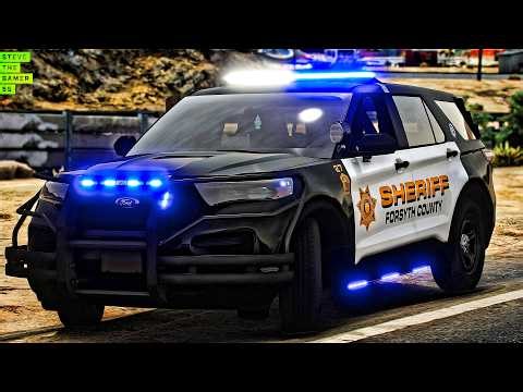 From Traffic Stops to CHAOS! 🚨 Forsyth County Sheriff Monday | GTA 5 Mods LSPDFR NPCAI 3.0