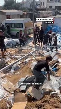 Israeli strike leaves crater at Gaza hospital, destroys medical supplies