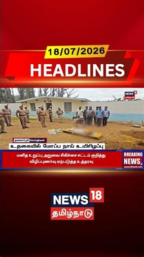 Ooty News | Sniffer Dog | Police Dog Death | உதகையில் மோப்ப நாய் உயிரிழப்பு