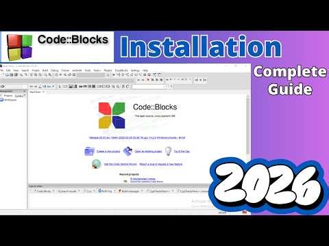 How to install CodeBlocks IDE on Windows 10/11 2026 | MinGW GCC Compiler | C & C++ Programs
