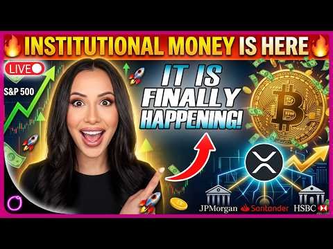 INSTITUTIONAL MONEY IS HERE — XRP Bank Partnerships + Bitcoin ETFs Hit $1B + S&P 500 Record High