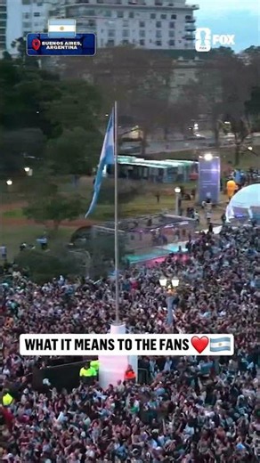 What a moment for Argentina fans