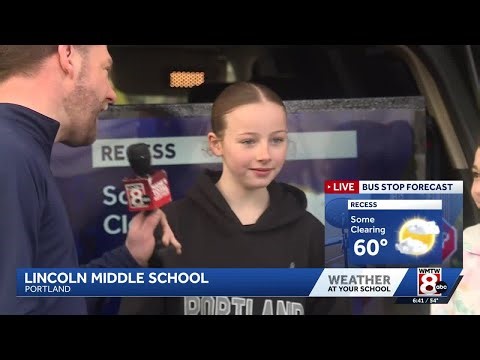 Weather At Your School live in Portland 6:45 am