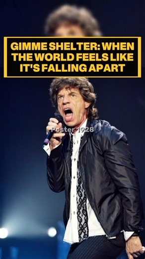 🔥 GIMME SHELTER: WHEN THE WORLD FEELS LIKE IT'S FALLING APART