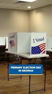 Happening today, voters in Georgia head to the polls for primaries in several closely watched races.