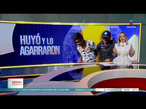 ¡Como de película! Pobladores persiguen y capturan a trailero tras provocar brutal choque en Oaxaca