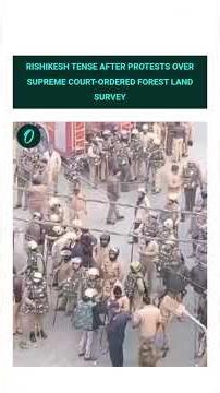 Railway Tracks Blocked, Stones Thrown as Forest Land Row Sparks Protest in Rishikesh.