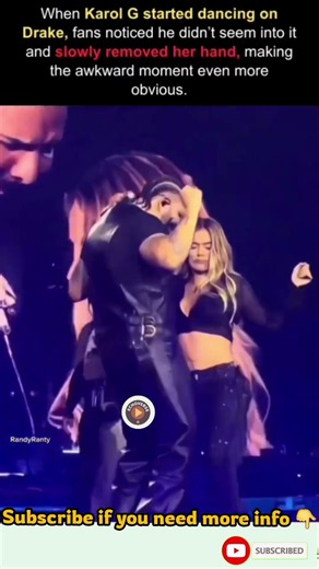 #Drake #KarolG #CelebrityNews #Shorts "Drake & Karol G's Awkward On-Stage Moment 😬 "