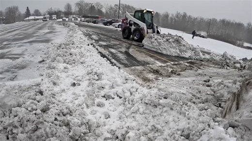 Cleaning snow on a snow day