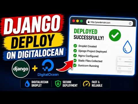 Deploy Django on DigitalOcean VPS || Domain + Https + Ngnix + Gunicorn