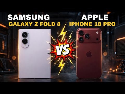Samsung Galaxy Z Fold Vs Apple iphone 18 Pro full Comparison Which One Do You Prefer The Best ?