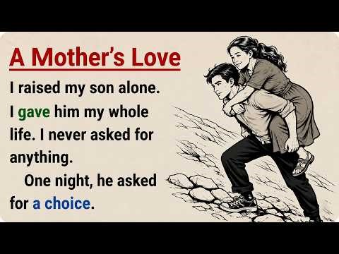Learn English with Stories ⭐She Raised Her Son Alone | Level 3 English Listening Practice with Story
