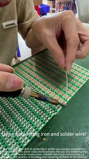 Soldering components on a circuit board! 🔌