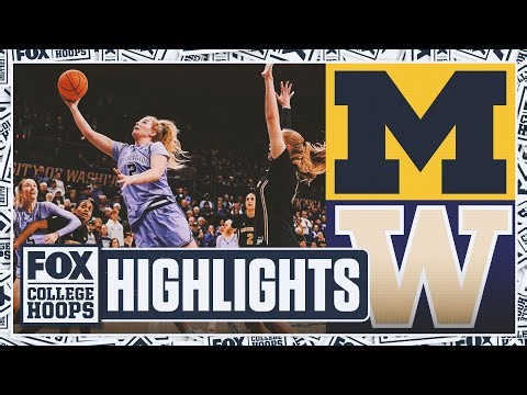 No. 6 Michigan Wolverines vs. Washington Huskies Highlights 🏀 FOX College Hoops