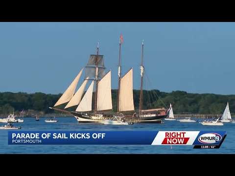 Tall ships arrive in New Hampshire on Thursday