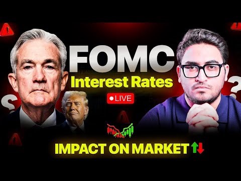 FOMC Live Trading | Bitcoin Pump or Dump? | Next Move of Market | Gold trading