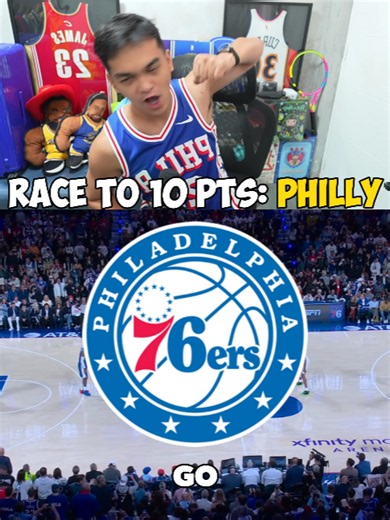 76ers vs Cavs, race to 10 pts | Putol ang W streak? #76ers #cavs #nba #patriciobosspaldo