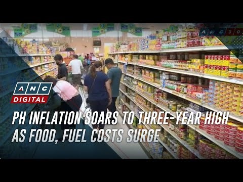 PH inflation soars to three-year high as food, fuel costs surge | ANC