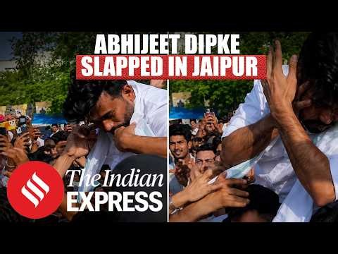 CJP Founder Abhijeet Dipke Slapped Multiple Times Before Addressing Jaipur Protest