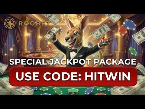 Roobet Promo Code “HITWIN” — SPECIAL JACKPOT PACKAGE (review)