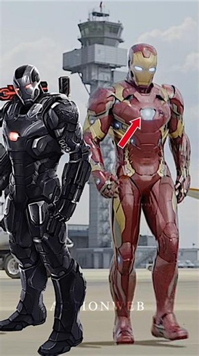 Iron-Man 😎 Suit Attack Missile Avengers Hightec Warmachine Helmet hidden things #shorts #actionweb