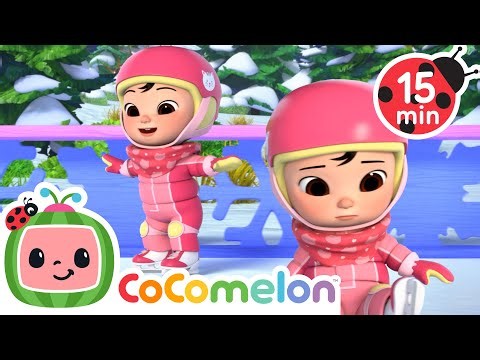 Learning to Skate ⛸️ You Can Do It, CeCe! ❄️ CoComelon | Nursery Rhymes for Babies