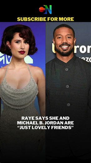 Raye Says She and Michael B Jordan Are “Just Lovely Friends”