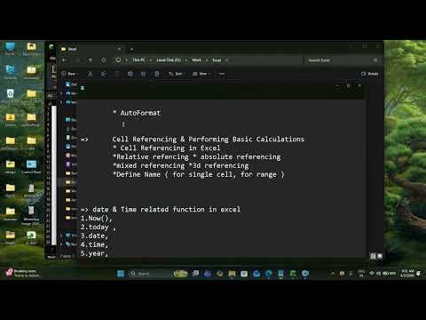 Excel AutoFormat & Cell Referencing Explained with Examples