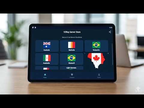 فيديو احترافي لتطبيق متجر VPN