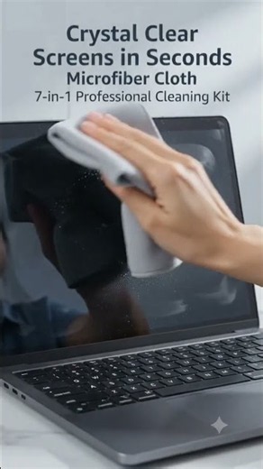 Qui clean 7-in-1 Laptop & Screen Cleaner Kit | Keep Every Screen Crystal Clear