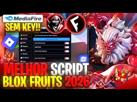 ✅SCRIPT Blox Fruits PARA CELULAR LINK DIRETO (FRUTAS PERMAMENTES) SEM KEY, EXECUTOR DELTA ATUALIZADO