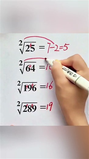 The Fastest Way To Find Square Roots 🚀 #mathhacks #maths #mathematics