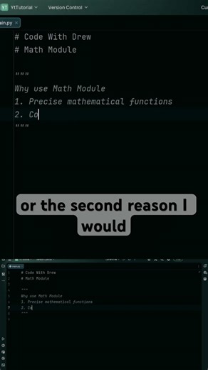 Why you should use Python Math Module #learnpython #pythonmodule #pythonmath