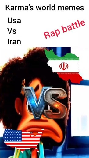 USA VS Iran crappy rap battle | Karma's world memes | @RitunjaiRauthanOfficialYT