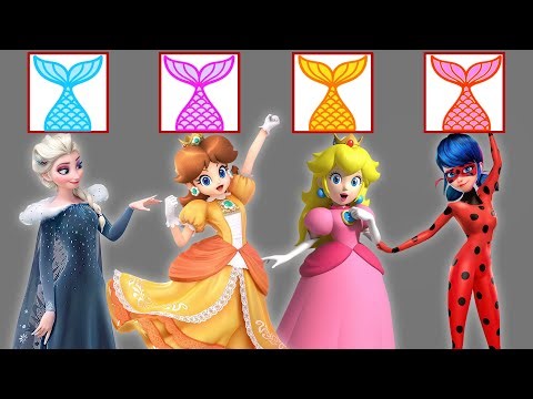 Epic Glow Up! Mermaid Battle Fashion Transformation | Elsa, Ladybug, Daisy & Peach | Stars Wow