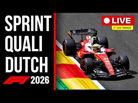 🔴 F1 LIVE - DUTCH GP SPRINT QUALI - Live Timing & Commentary