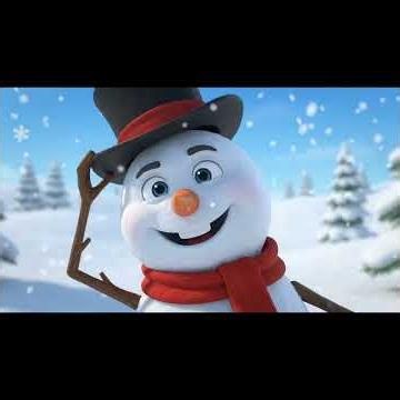 Frosty the Snowman Song 🎄 Fun Christmas Rhyme for Kids & Toddlers