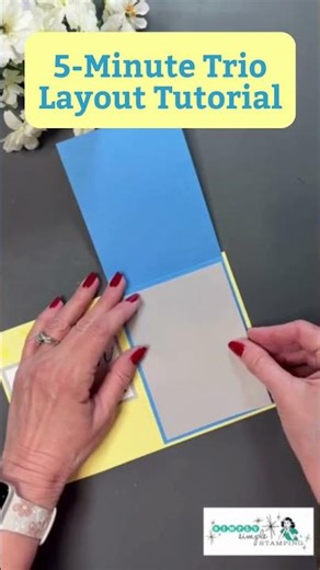 2 Cards from 1 Simple Layout in 10 Minutes