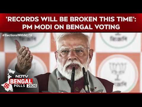 PM Modi Speech Today | 'Records Will Be Broken This Time': PM Modi On Bengal Voting