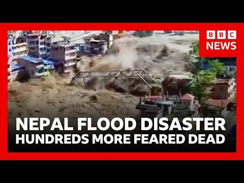 Hundreds more tourists and locals feared dead after devastating flash floods in Nepal | BBC News